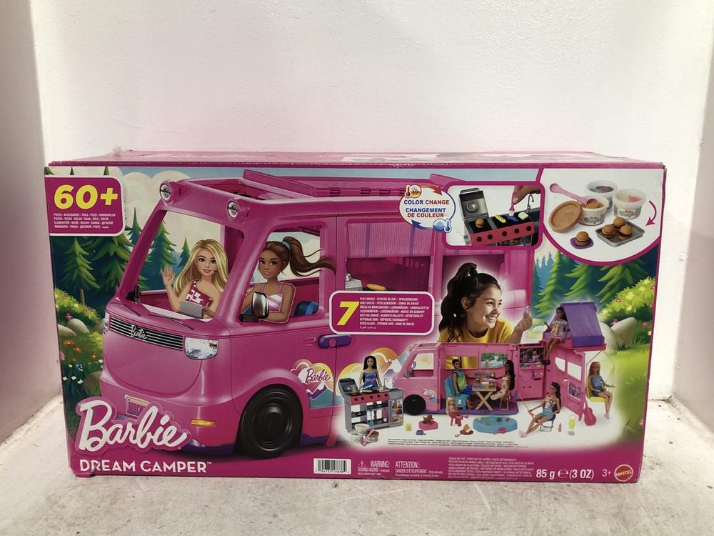 Lot 568  
            Chesterfield SR46 - Parcel Delivery Only 

                
BARBIE DREAM CAMPER SET (LOCATION: C1)