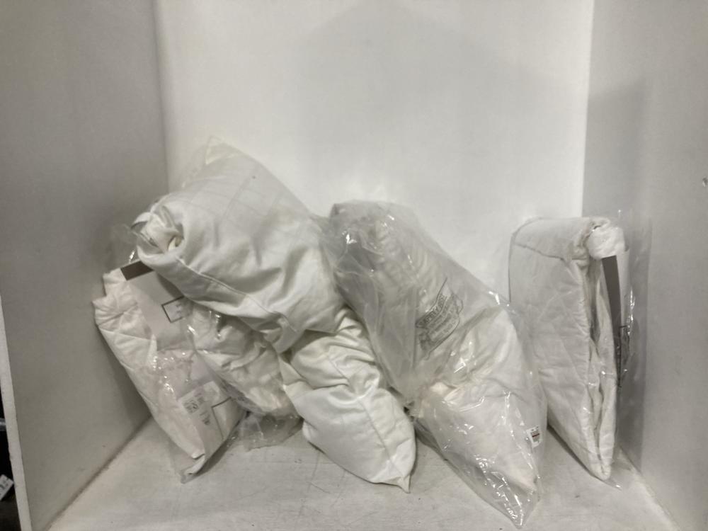 Lot 56  
            Chesterfield SR46 - Parcel Delivery Only 

                
5 X ASSORTED BEDDING ITEMS TO INCLUDE COTTON QUILTED SINGLE MATTRESS PROTECTOR ( ...