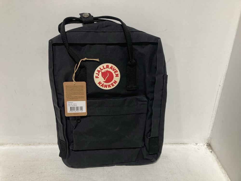 Lot 649  
            Chesterfield SR46 - Parcel Delivery Only 

                
FJALLRAVEN KANKEN 23510 BACKPACK IN BLACK (LOCATION: C4)