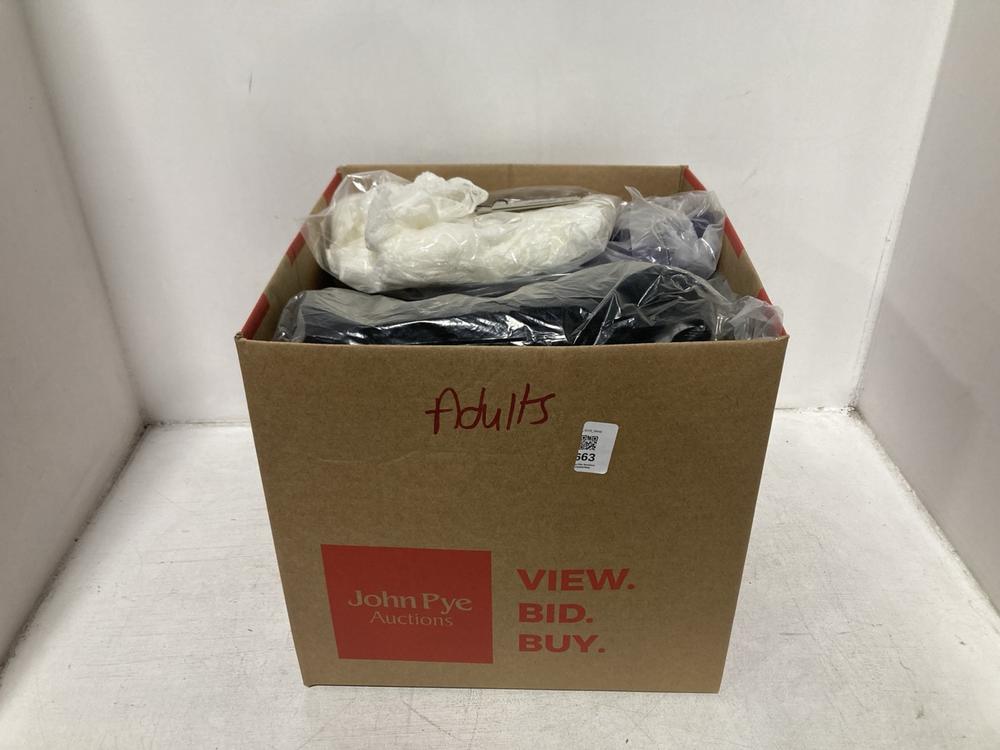 Lot 663  
            Chesterfield SR46 - Parcel Delivery Only 

                
QTY OF ASSORTED ADULTS CLOTHING TO INCLUDE WOMENS LACE TOP IN IVORY - UK SIZE 10 ...