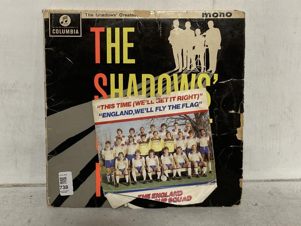 Lot 738  
            Chesterfield SR46 - Parcel Delivery Only 

                
6 X ASSORTED VINYLS TO INCLUDE MONO COLUMBIA THE SHADOW VINYL (LOCATION: B3)