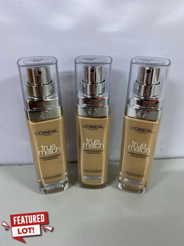 Lot 128  
            Nottingham SR1 - Delivery Only 

                
BOX OF LOREAL PARIS TRUE MATCH SUPER-BLENDABLE FOUNDATION (30ML)