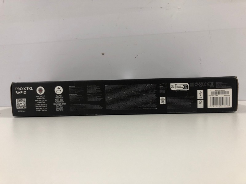 Lot 14  
            Nottingham SR1 - Delivery Only 

                
LOGITECH PRO X TKL RAPID GAMING KEYBOARD - BLACK - ORIGINAL RRP - £149.99