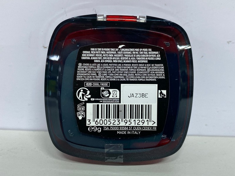 Lot 150  
            Nottingham SR1 - Delivery Only 

                
BOX OF LOREAL PARIS INFAILLIBLE 24H FRESH WEAR FOUNDATION IN A POWDER (9G)