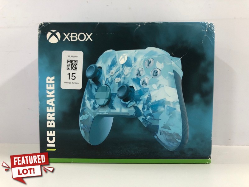 Lot 15  
            Nottingham SR1 - Delivery Only 

                
XBOX WIRELESS CONTROLLER - ICE BREAKER EDITION - ORIGINAL RRP - £74.99