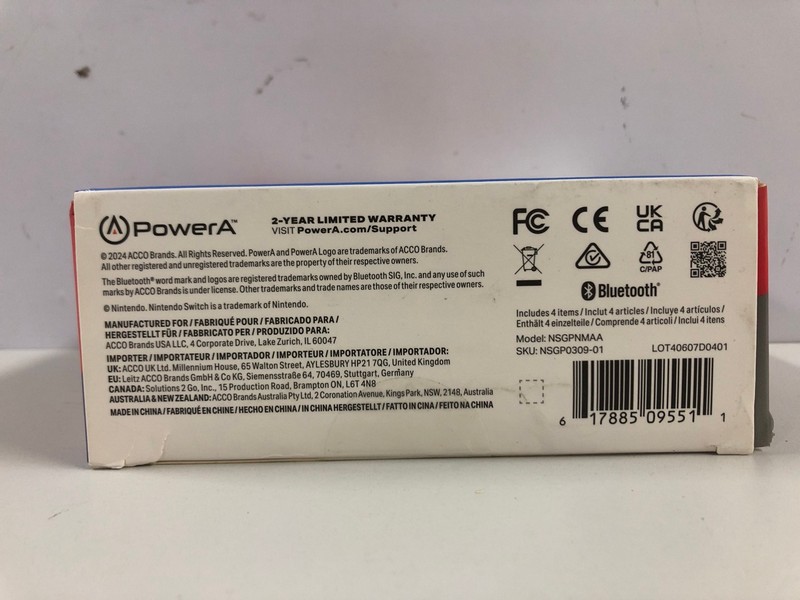 Lot 19  
            Nottingham SR1 - Delivery Only 

                
NINTENDO SWITCH WIRELESS CONTROLLER - SUPER MARIO EDITION - ORIGINAL RRP - £49.99...