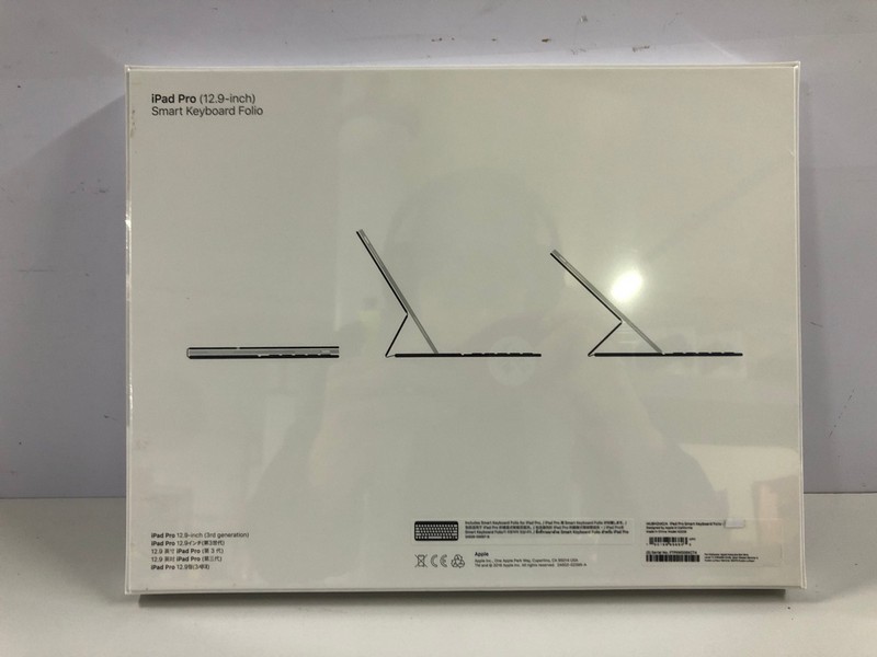 Lot 20  
            Nottingham SR1 - Delivery Only 

                
APPLE IPAD PRO SMART KEYBOARD FOLIO MODEL: A2039 - ORIGINAL RRP.£79 (SEALED)