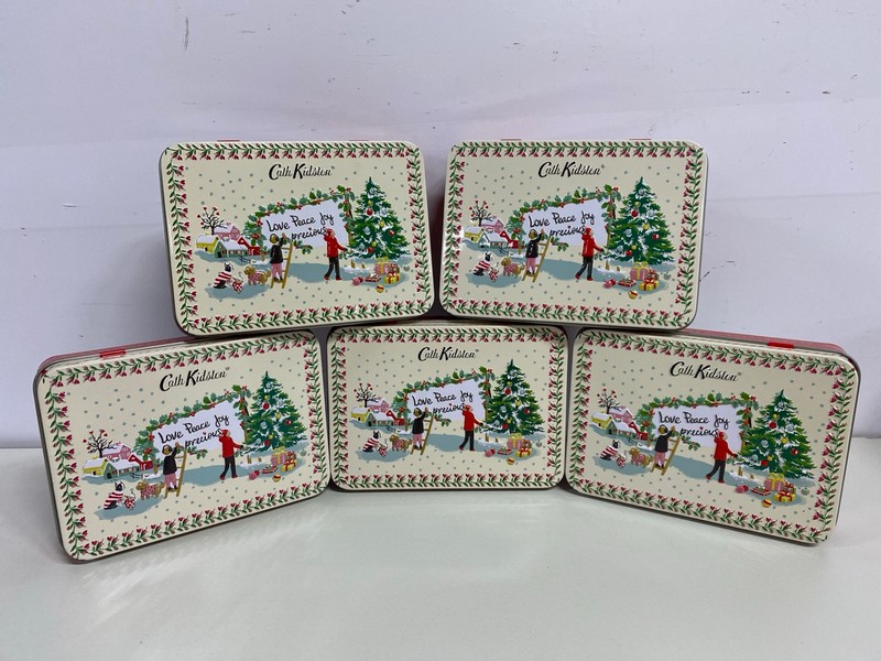 Lot 382  
            Nottingham SR1 - Delivery Only 

                
BOX OF CATH KIDSTON LOVE PEACE JOY PRECIOUS CHRISTMAS GIFT TIN WITH HAND CREAM AN...