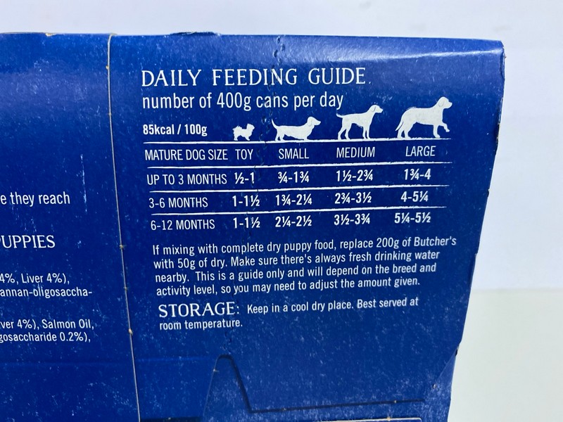 Lot 411  
            Nottingham SR1 - Delivery Only 

                
2 X BUTCHERS NOURISHING FOOD FOR DOGS - PUPPY PERFECT MULTIPACK - LAMB, CHICKEN &...