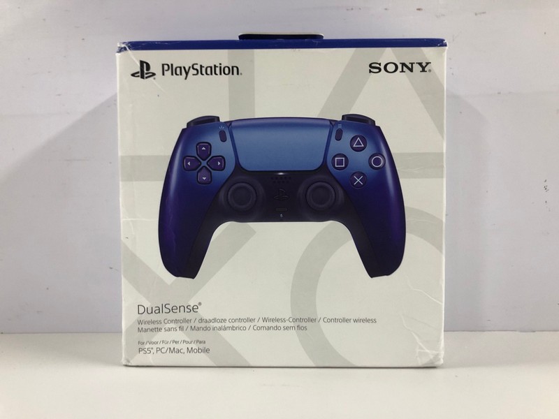 Lot 41  
            Nottingham SR1 - Delivery Only 

                
PLAYSTATION 5 DUAL SENSE WIRELESS CONTROLLER - CHROMA INDIGO - ORIGINAL RRP - £74...