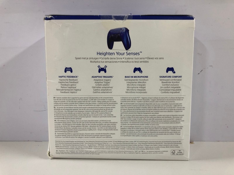 Lot 41  
            Nottingham SR1 - Delivery Only 

                
PLAYSTATION 5 DUAL SENSE WIRELESS CONTROLLER - CHROMA INDIGO - ORIGINAL RRP - £74...