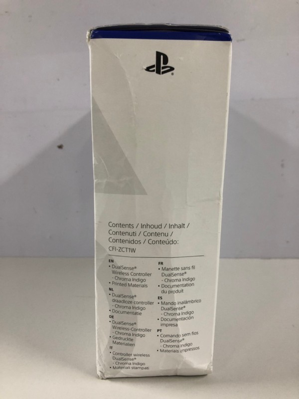 Lot 41  
            Nottingham SR1 - Delivery Only 

                
PLAYSTATION 5 DUAL SENSE WIRELESS CONTROLLER - CHROMA INDIGO - ORIGINAL RRP - £74...