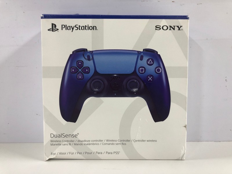 Lot 42  
            Nottingham SR1 - Delivery Only 

                
PLAYSTATION 5 DUAL SENSE WIRELESS CONTROLLER - CHROMA INDIGO - ORIGINAL RRP - £74.99
