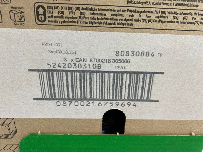 Lot 437  
            Nottingham SR1 - Delivery Only 

                
2 X BOXES OF ARIEL STAIN & ODOUR REMOVAL 3-IN-1 POD MEGAPACKS - 3 MEGAPACKS PER B...