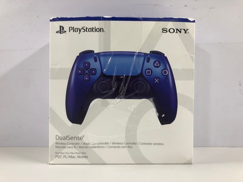 Lot 43  
            Nottingham SR1 - Delivery Only 

                
PLAYSTATION 5 DUAL SENSE WIRELESS CONTROLLER - CHROMA INDIGO - ORIGINAL RRP - £74.99