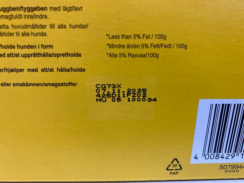 Lot 444  
            Nottingham SR1 - Delivery Only 

                
6 X PEDIGREE RODEO DUOS (CHICKEN & BACON FLAVOUR) + JUMBONE (BEEF & POULTRY FLAVO...
