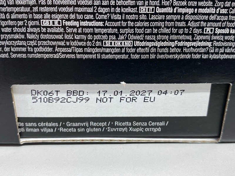 Lot 458  
            Nottingham SR1 - Delivery Only 

                
3 X CESAR NATURAL GOODNESS DOG FOOD MULTIPACK - BEEF, SALMON & TURKEY FLAVOURS - ...