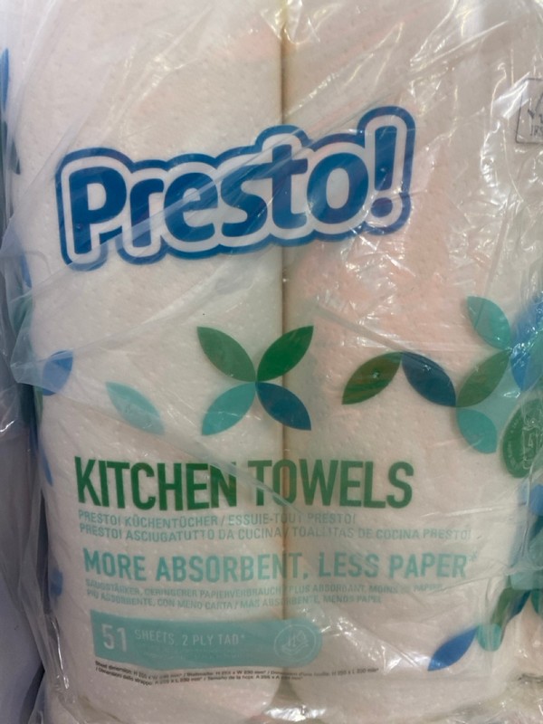 Lot 479  
            Nottingham SR1 - Delivery Only 

                
2 X PRESTO! KITCHEN TOWELS MULTI-PACK - 32 ROLLS PER MULTI-PACK
