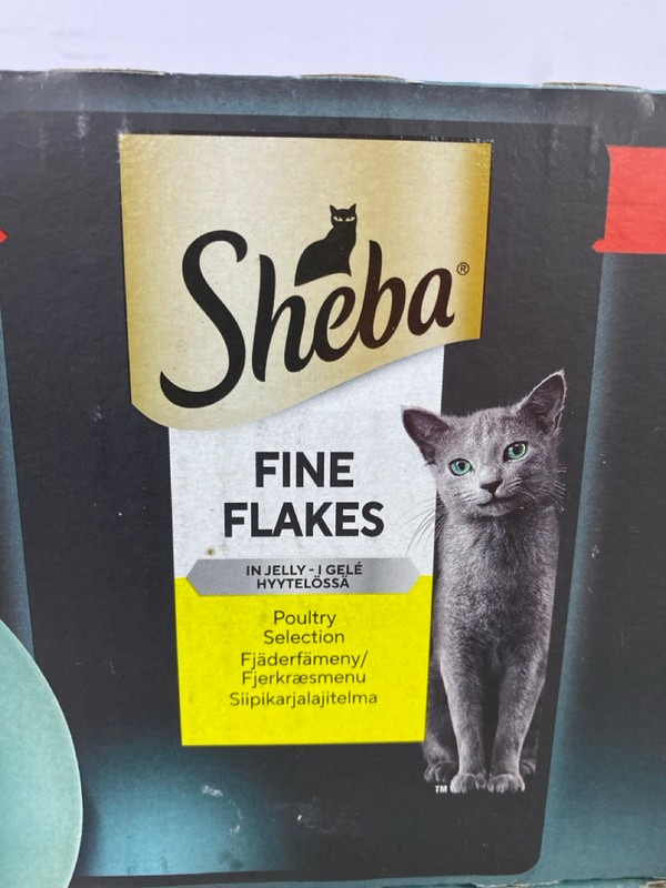 Lot 483  
            Nottingham SR1 - Delivery Only 

                
2 X VARIOUS SHEBA CAT FOOD MULTIPACKS INC. SHEBA SELECTED SLICES SELECTION - POUL...