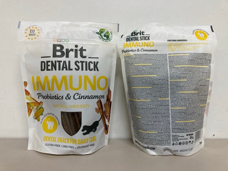 Lot 505  
            Nottingham SR1 - Delivery Only 

                
BOX OF VARIOUS PET ITEMS INC. IMMUNO BRIT DENTAL STICKS - PROBIOTICS & CINNAMON F...
