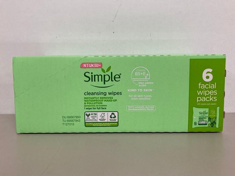 Lot 516  
            Nottingham SR1 - Delivery Only 

                
BOX OF VARIOUS ITEMS INC. SIMPLE KIND TO SKIN BIODEGRADABLE CLEANSING WIPES MULTI...