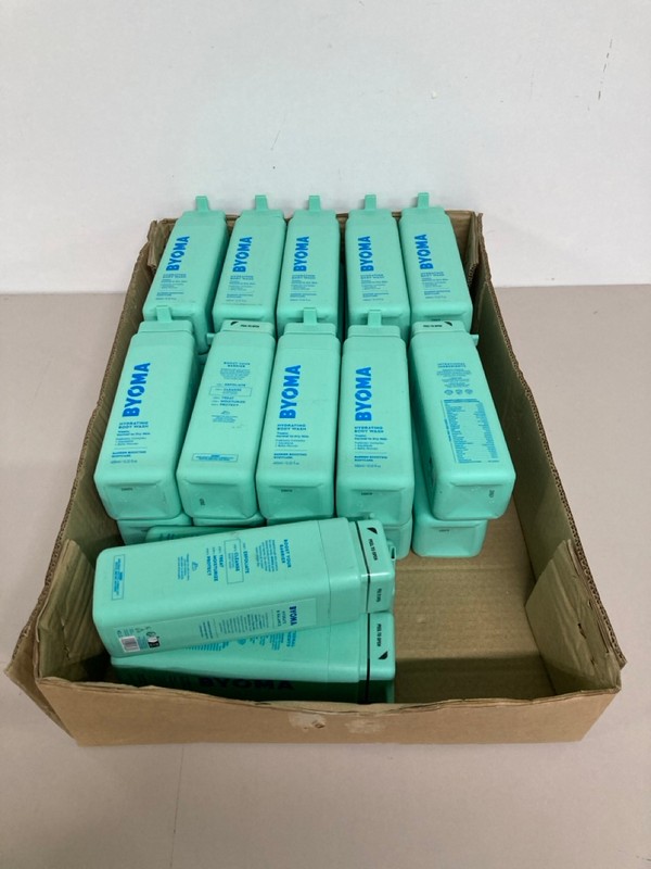 Lot 532  
            Nottingham SR1 - Delivery Only 

                
BOX OF BYOMA HYDRATING BODY WASH - 400ML