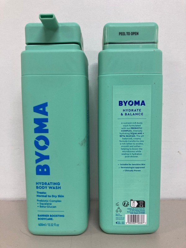 Lot 533  
            Nottingham SR1 - Delivery Only 

                
BOX OF BYOMA HYDRATING BODY WASH - 400ML