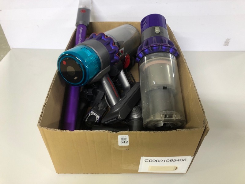 Lot 542  
            Nottingham SR1 - Delivery Only 

                
2 X DYSON VACUUM CLEANERS