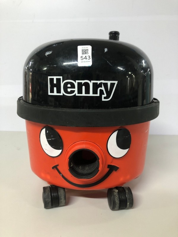 Lot 543  
            Nottingham SR1 - Delivery Only 

                
HENRY CYLINDER VACUUM CLEANER (UNIT ONLY)