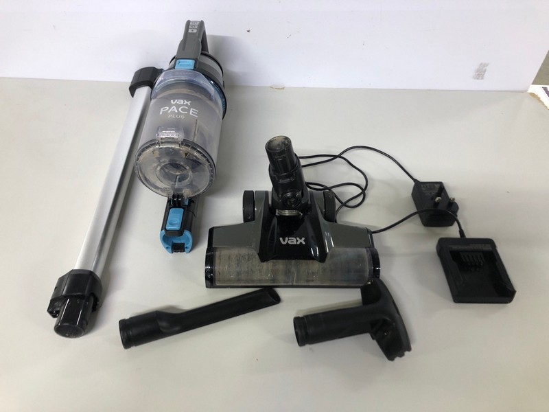 Lot 544  
            Nottingham SR1 - Delivery Only 

                
VAX PACE PLUS CORDLESS VACUUM CLEANER MODEL: CLSV-PAKA - ORIGINAL RRP.£189