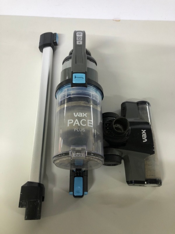 Lot 544  
            Nottingham SR1 - Delivery Only 

                
VAX PACE PLUS CORDLESS VACUUM CLEANER MODEL: CLSV-PAKA - ORIGINAL RRP.£189