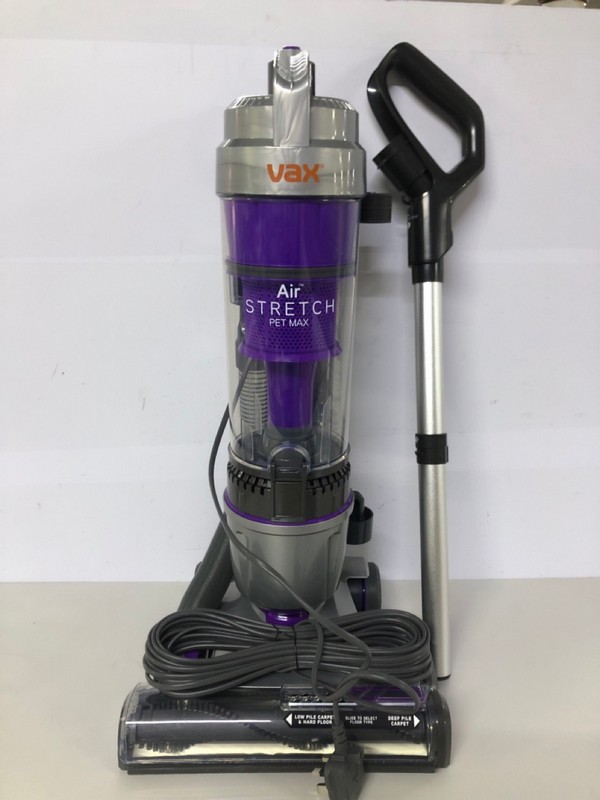 Lot 546  
            Nottingham SR1 - Delivery Only 

                
VAX AIR STRETCH PET MAX UP-RIGHT VACUUM CLEANER MODEL: U85-AS-PME - ORIGINAL RRP.£84