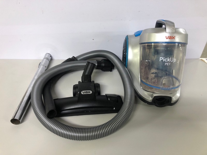 Lot 547  
            Nottingham SR1 - Delivery Only 

                
VAX PICKUP PET CYLINDER VACUUM CLEANER MODEL: CVRAV013 - ORIGINAL RRP.£69
