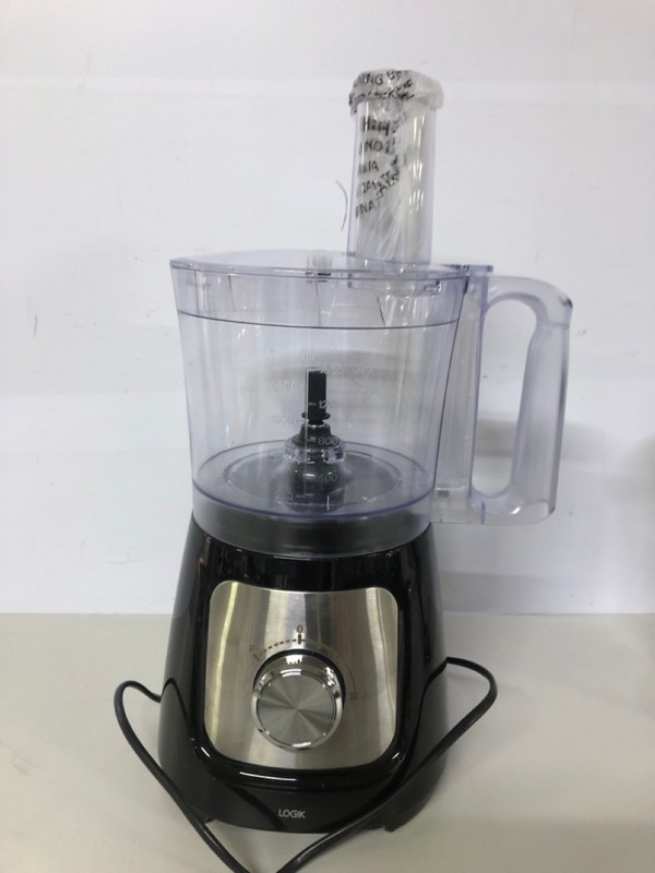 Lot 549  
            Nottingham SR1 - Delivery Only 

                
LOGIK FOOD PROCESSOR - MODEL - L500FP21 - ORIGINAL RRP - £49.99