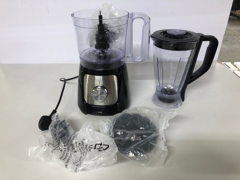 Lot 550  
            Nottingham SR1 - Delivery Only 

                
LOGIK FOOD PROCESSOR - MODEL - L500FP21 - ORIGINAL RRP - £49.99