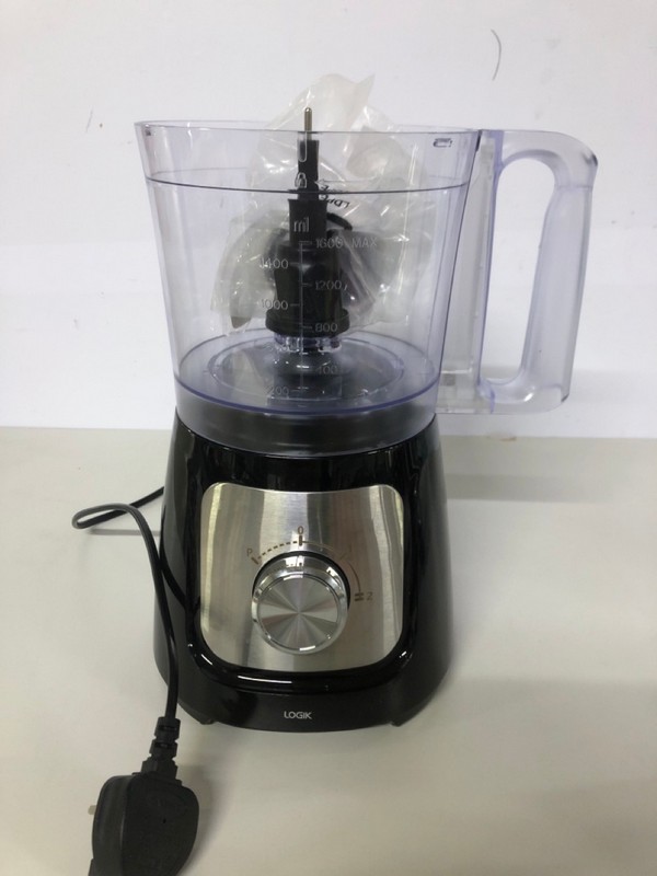Lot 550  
            Nottingham SR1 - Delivery Only 

                
LOGIK FOOD PROCESSOR - MODEL - L500FP21 - ORIGINAL RRP - £49.99