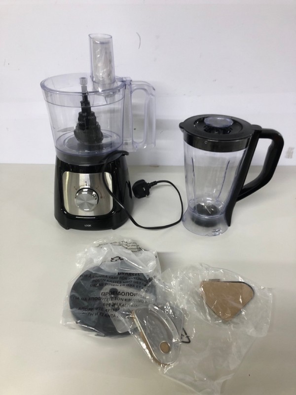 Lot 552  
            Nottingham SR1 - Delivery Only 

                
LOGIK FOOD PROCESSOR - MODEL - L500FP21 - ORIGINAL RRP - £49.99