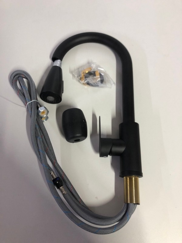 Lot 556  
            Nottingham SR1 - Delivery Only 

                
PULL-OUT KITCHEN TAP - MATT BLACK