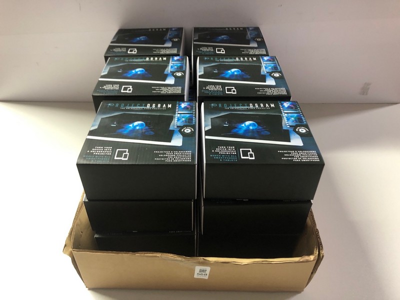 Lot 568  
            Nottingham SR1 - Delivery Only 

                
BOX OF PROJECTOGRAM THE HOLOGRAPHIC VIDEO PROJECTORS