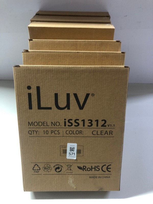 Lot 571  
            Nottingham SR1 - Delivery Only 

                
6 X PACKS OF 10 ILUV GLARE-FREE PROTECTIVE FILM KIT FOR SAMSUNG GALAXY TAB 10.1