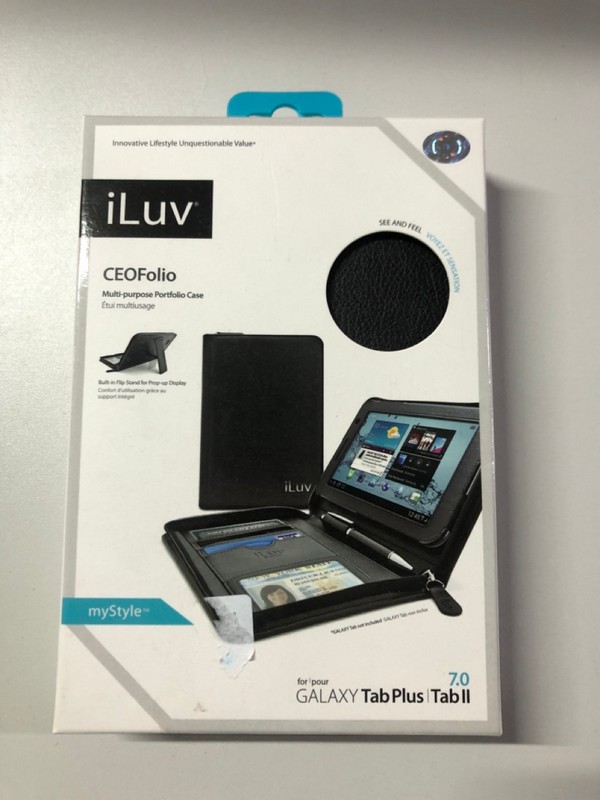 Lot 573  
            Nottingham SR1 - Delivery Only 

                
4 X ILUV CEOFOLIO MULTI-PURPOSE CASE FOR SAMSUNG GALAXY TABPLUS|TAB II & 4 X ILUV...