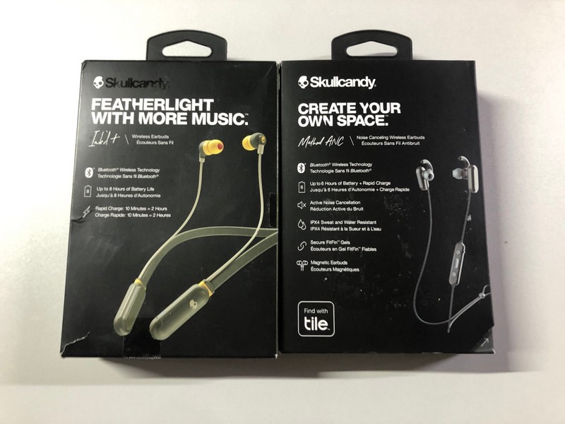 Lot 574  
            Nottingham SR1 - Delivery Only 

                
8 X VARIOUS SKULLCANDY HEADPHONES INC. SMOKIN' BUDS 2 WIRELESS