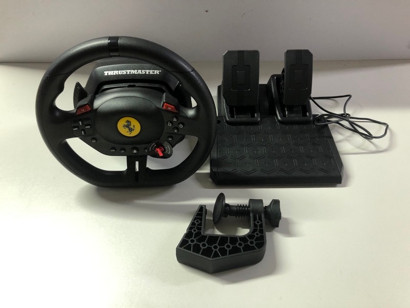 Lot 577  
            Nottingham SR1 - Delivery Only 

                
THRUSTMASTER T98 FERRARI 296 GTS RACING WHEEL (PLAYSTATION) - ORIGINAL RRP.£89