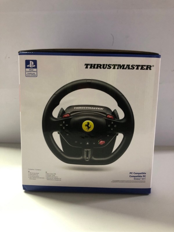 Lot 579  
            Nottingham SR1 - Delivery Only 

                
THRUSTMASTER T98 FERRARI 296 GTS RACING WHEEL (PLAYSTATION) - ORIGINAL RRP.£89