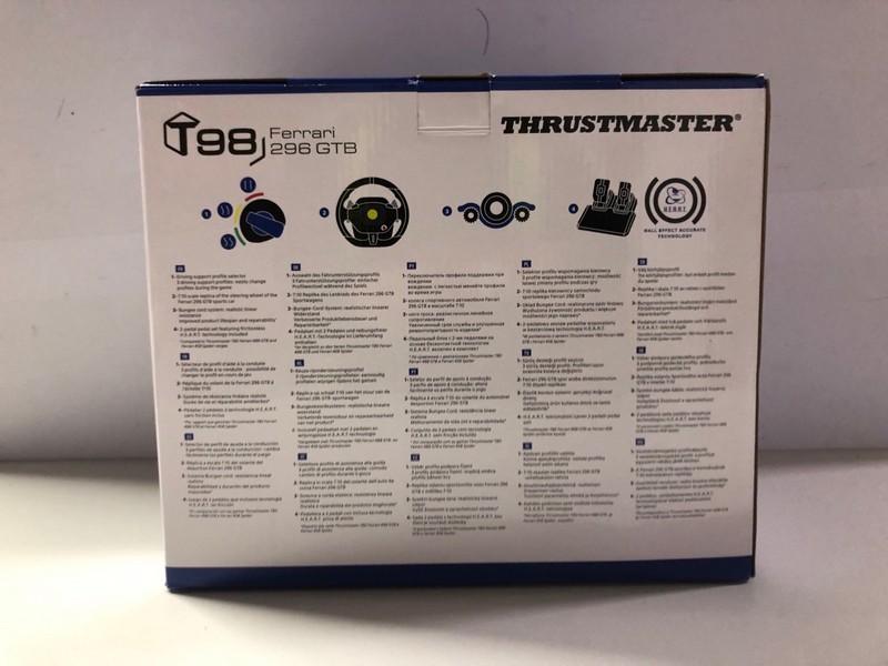 Lot 579  
            Nottingham SR1 - Delivery Only 

                
THRUSTMASTER T98 FERRARI 296 GTS RACING WHEEL (PLAYSTATION) - ORIGINAL RRP.£89