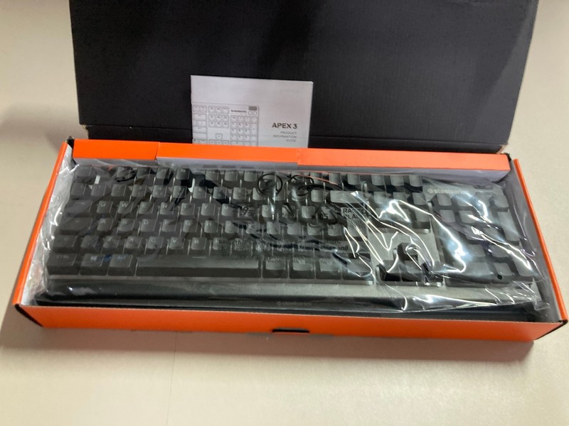 Lot 584  
            Nottingham SR1 - Delivery Only 

                
STEELSERIES APEX 3 RGB GAMING KEYBOARD - ORIGINAL RRP.£49