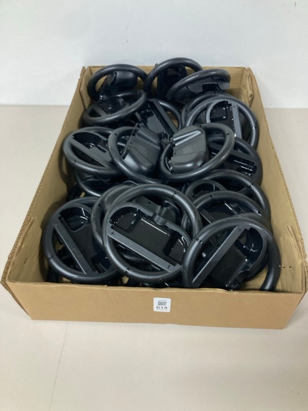 Lot 614  
            Nottingham SR1 - Delivery Only 

                
BOX OF GOJI SWITCH 2 STEERING WHEELS (TWIN PACKS)