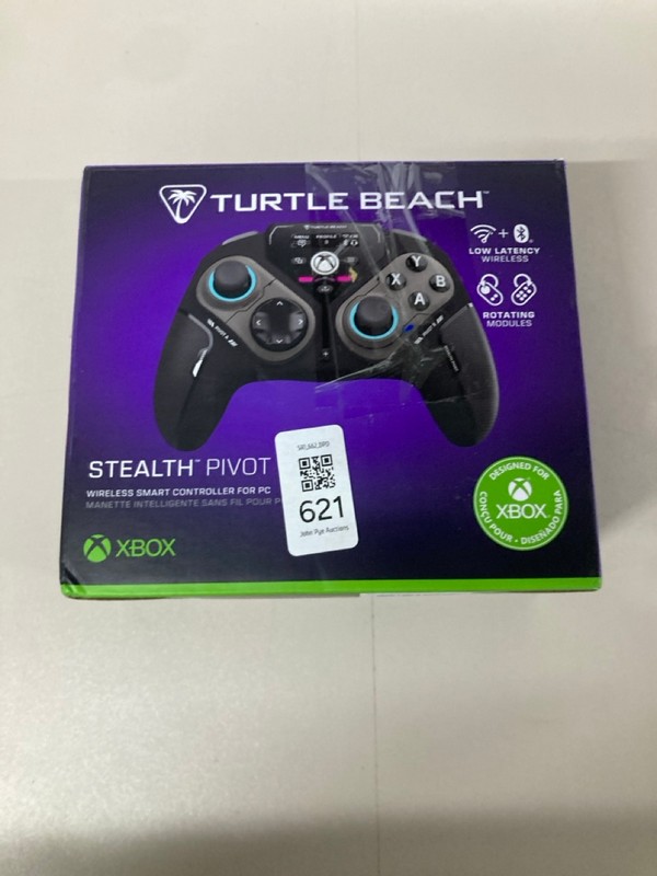 Lot 621  
            Nottingham SR1 - Delivery Only 

                
TURTLE BEACH STEALTH PIVOT WIRELESS SMART CONTROLLER (XBOX & PC) - BLACK - ORIGIN...