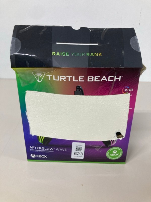 Lot 623  
            Nottingham SR1 - Delivery Only 

                
TURTLE BEACH AFTERGLOW WAVE WIRED RGB CONTROLLER (XBOX) - BLACK - ORIGINAL RRP - ...