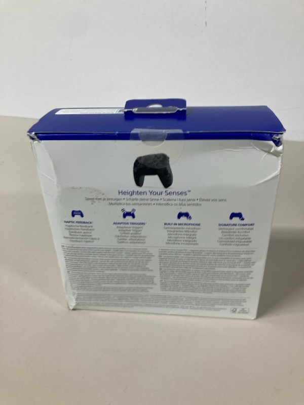 Lot 637  
            Nottingham SR1 - Delivery Only 

                
PLAYSTATION 5 DUAL SENSE WIRELESS CONTROLLER - GREY CAMO - ORIGINAL RRP - £74.99